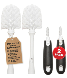 Baby Bottle Brush Cleaning Set by Priver