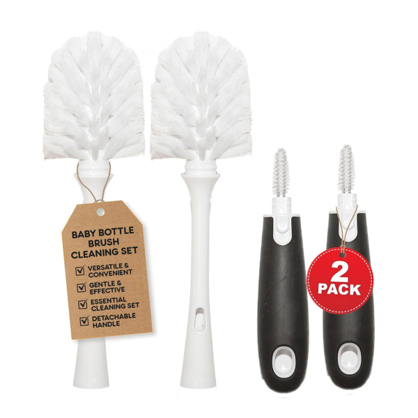 Baby Bottle Brush Cleaning Set by Priver