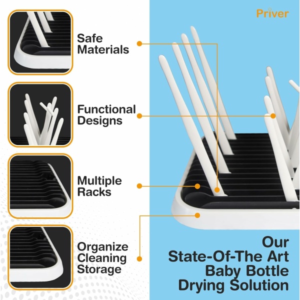 Baby Bottle Drying Rack by Priver