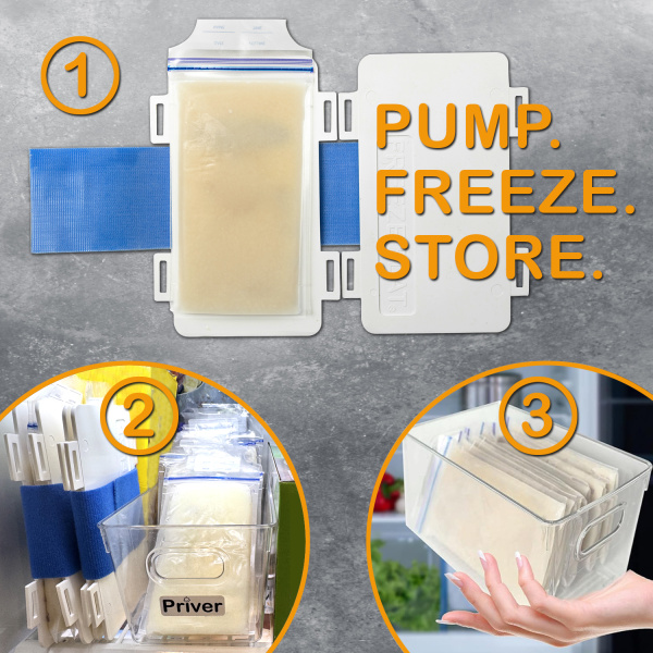 Freeze Flat Breastmilk Storage Organizer