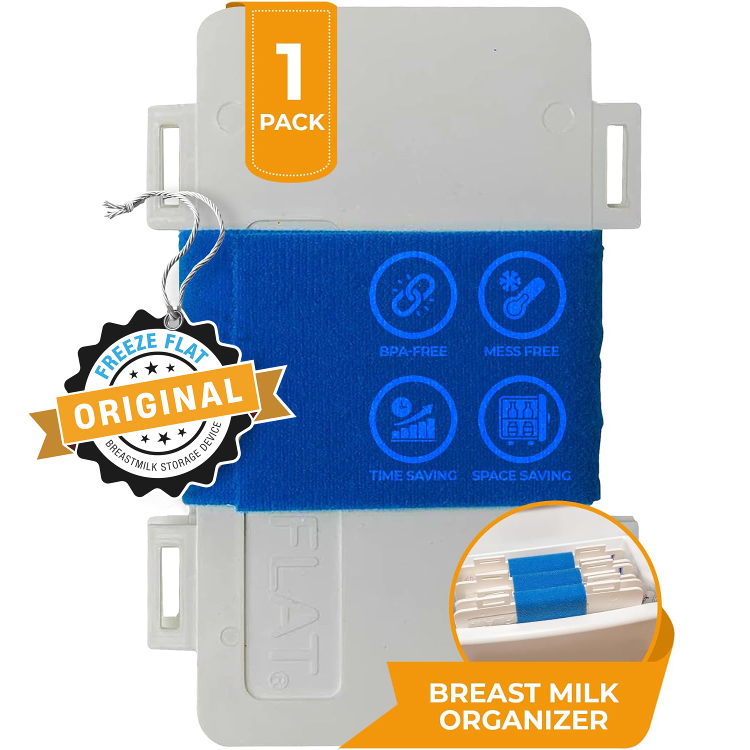 Freeze Flat by Priver: Breast Milk Freezer Organizer