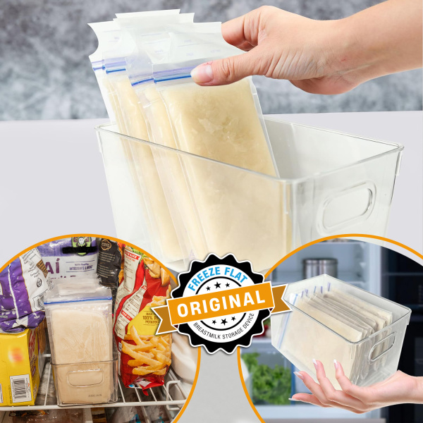 Freeze Flat Original Breastmilk Storage Device with Bag - Frozen storage