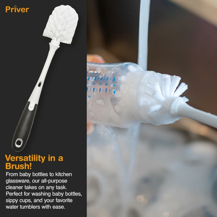 Baby Bottle Brush Cleaning Set by Priver