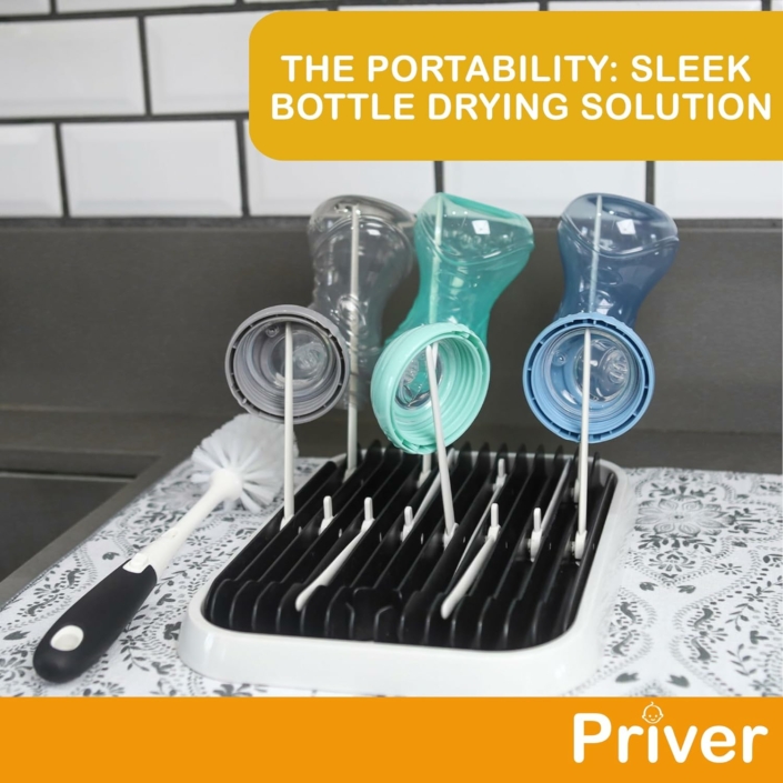 Baby Bottle Drying Rack by Priver