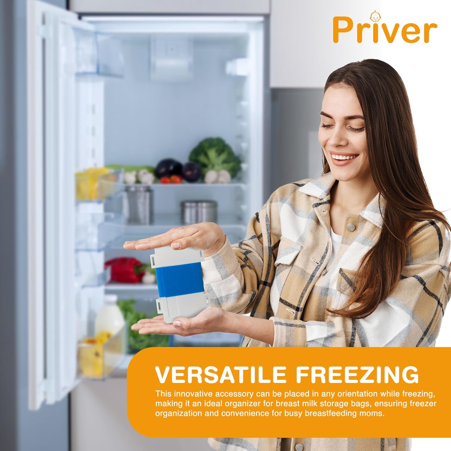 Priver Freeze Flat Breast Milk Storage Device